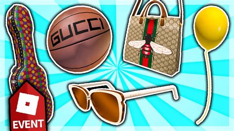 roblox gucci event items|gucci roblox free items.